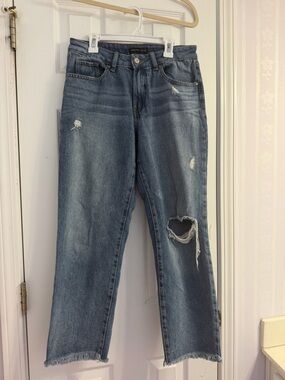 Sincerely Jules Distressed Women's Blue Jeans 
Size: 3